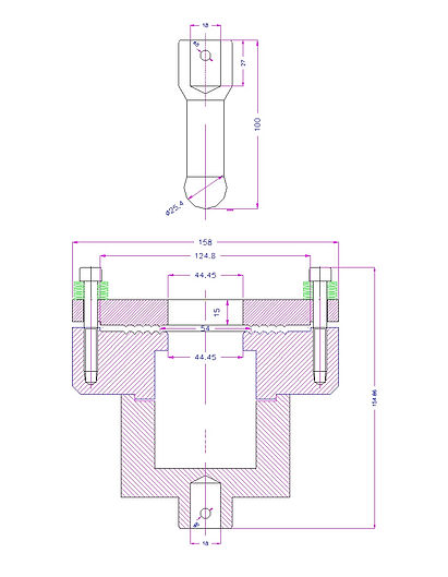 ASTM D6797 Puncture Fixture